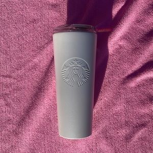 Limited Edition Starbucks White Sparkly Tumbler